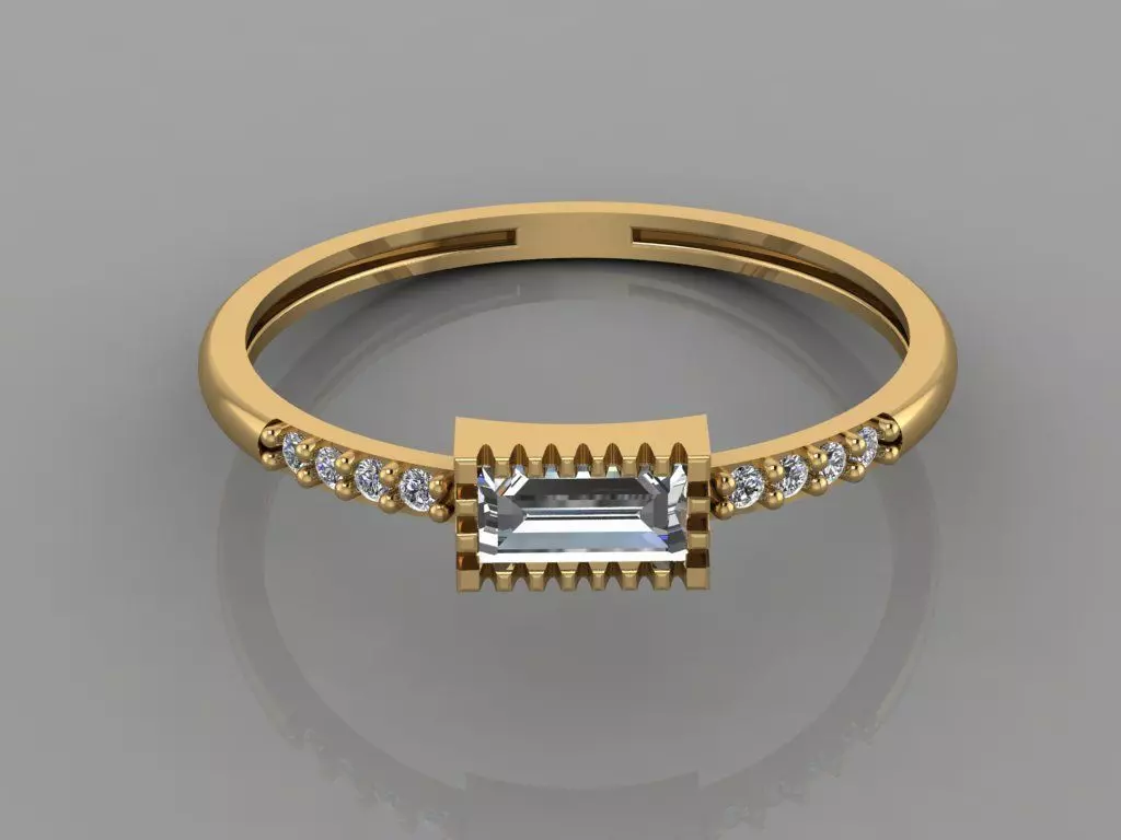 Ultra Light Ring 009 3D print model_0