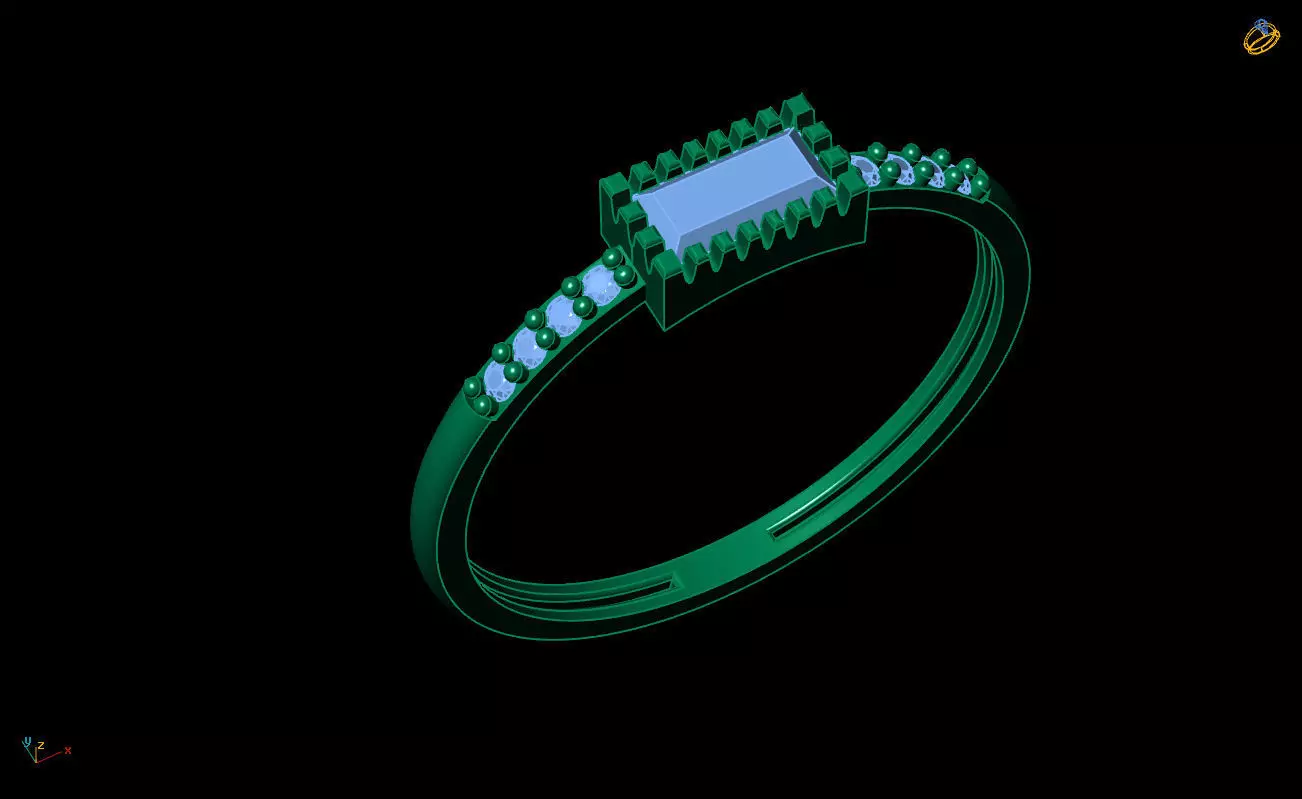 Ultra Light Ring 009 3D print model_7