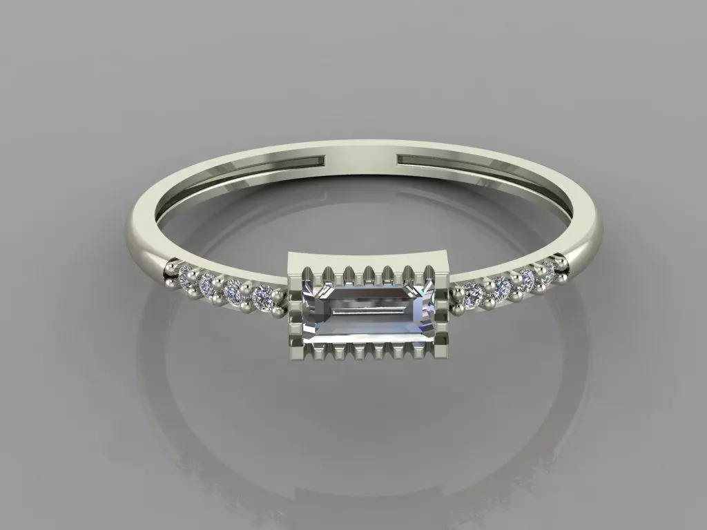 Ultra Light Ring 009 3D print model_2