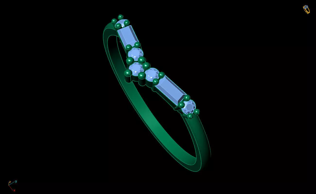 Ultra Light Ring 011 3D print model_8