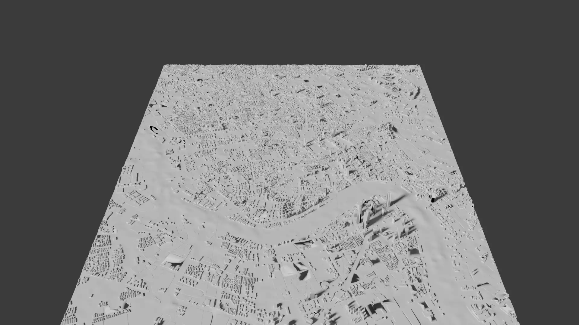 Shanghai Future Skyline 3D print model_6