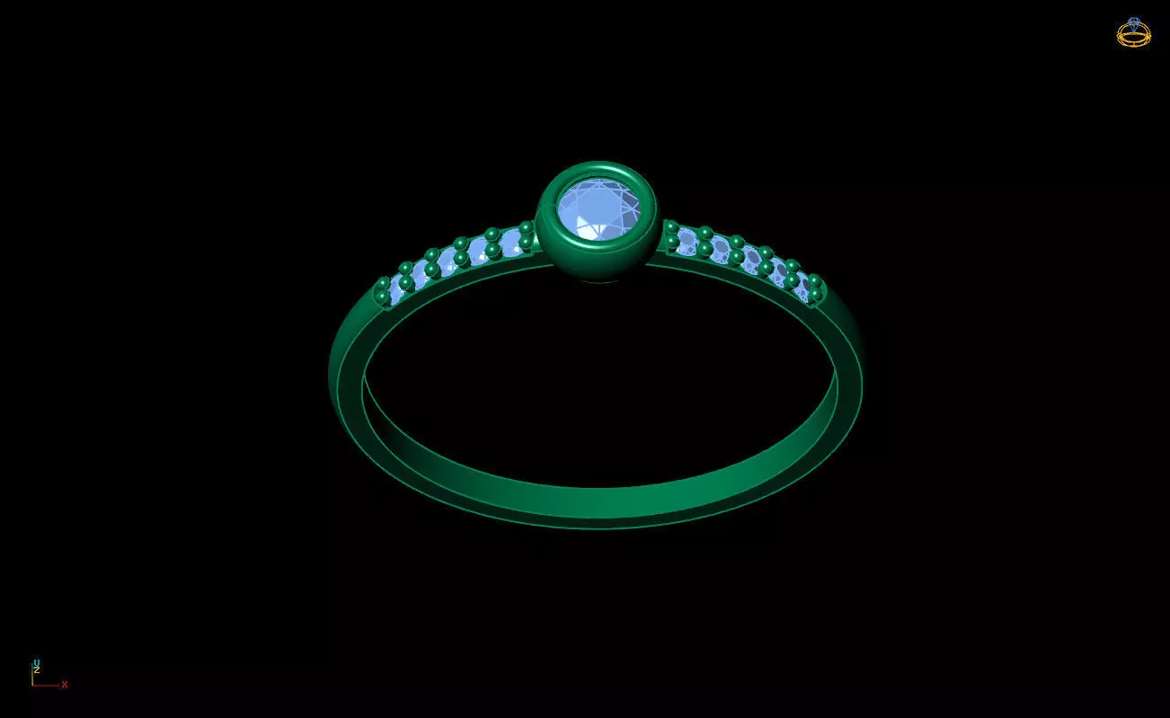 Ultra Light Ring 017 3D print model_7