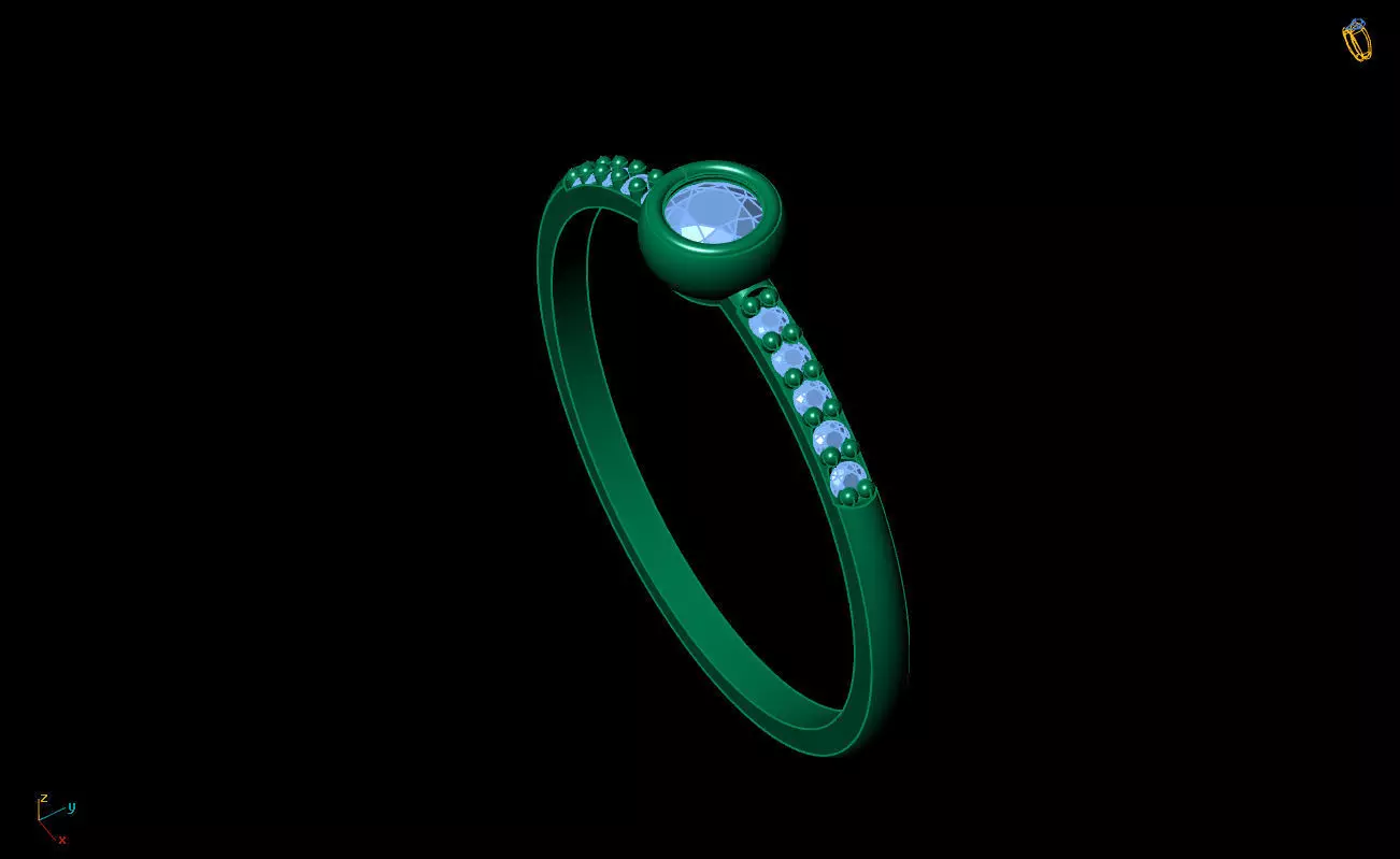 Ultra Light Ring 017 3D print model_8