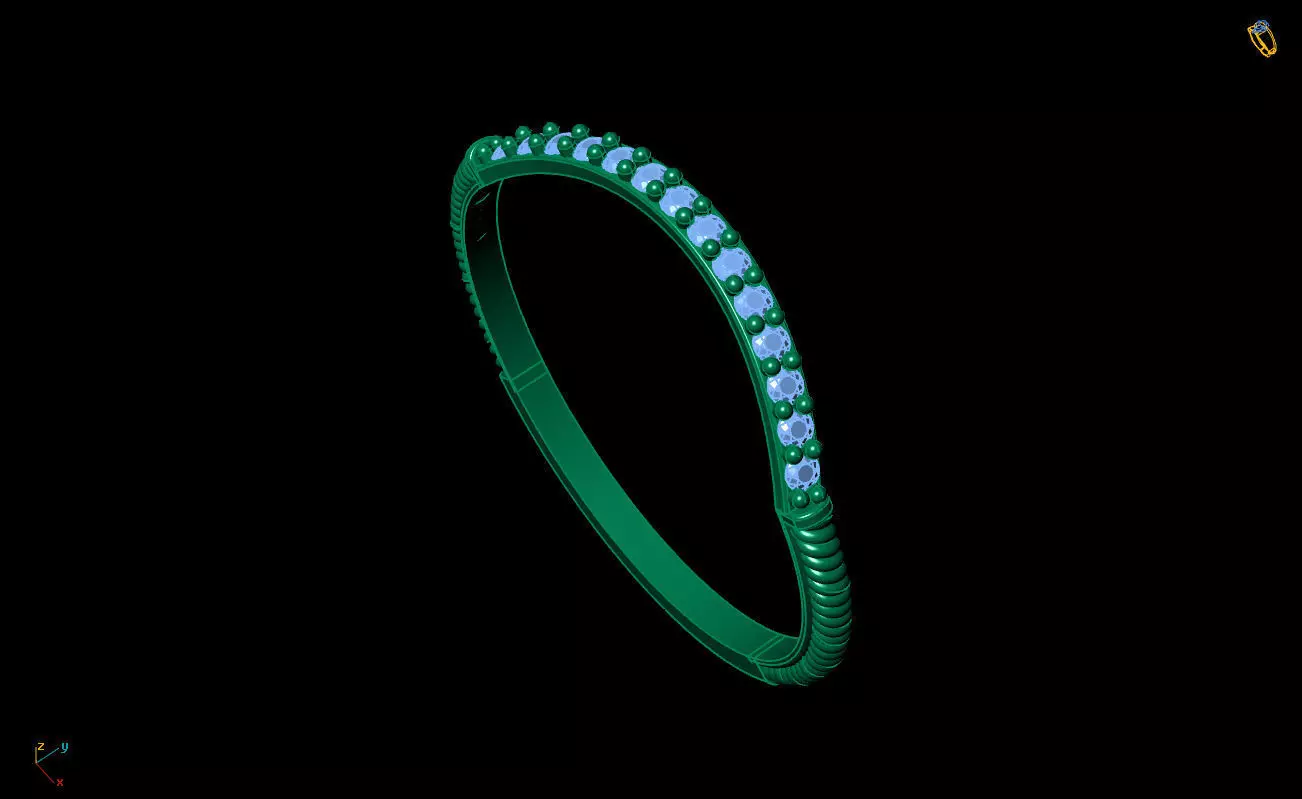 Ultra Light Ring 020 3D print model_8