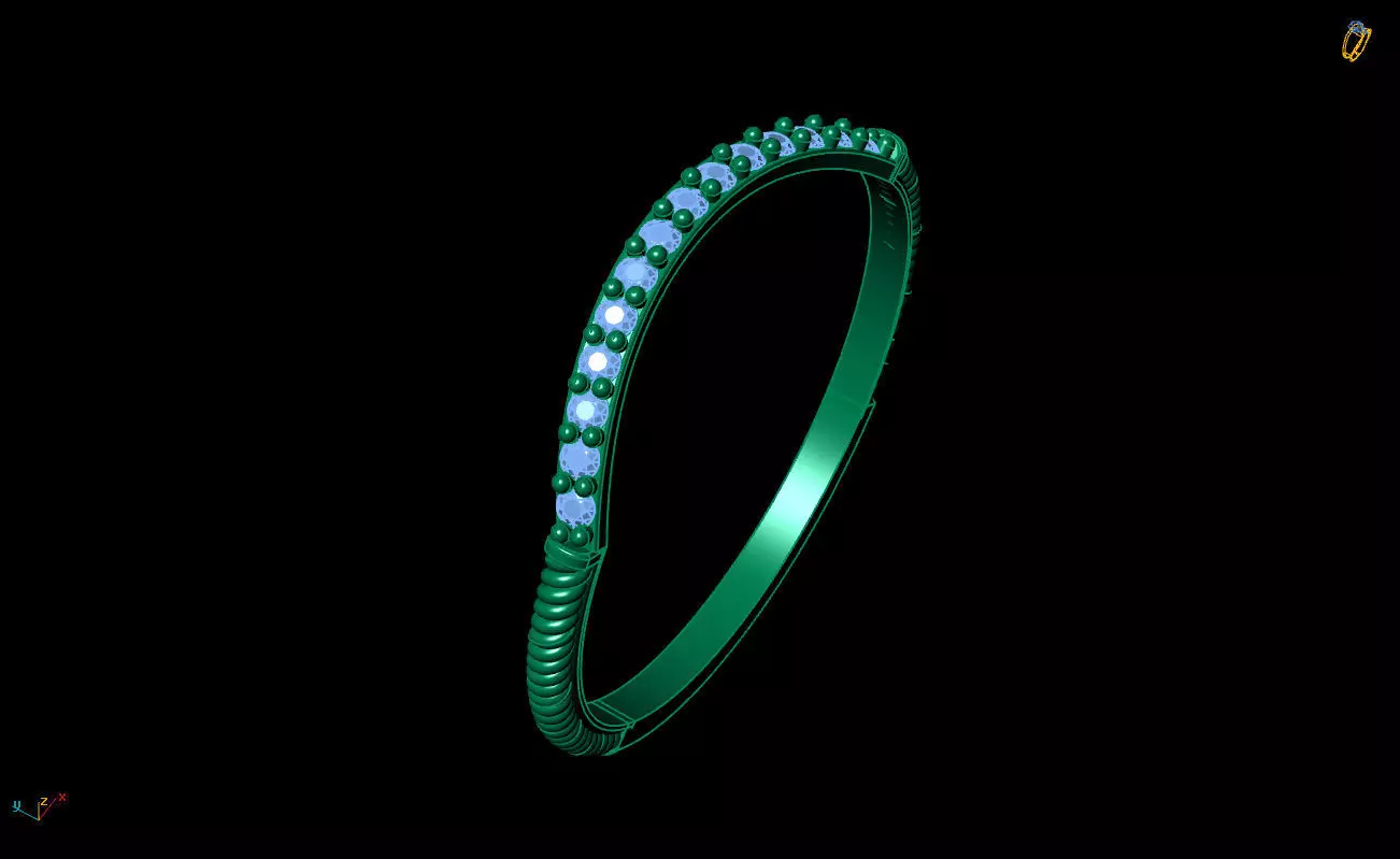 Ultra Light Ring 020 3D print model_6