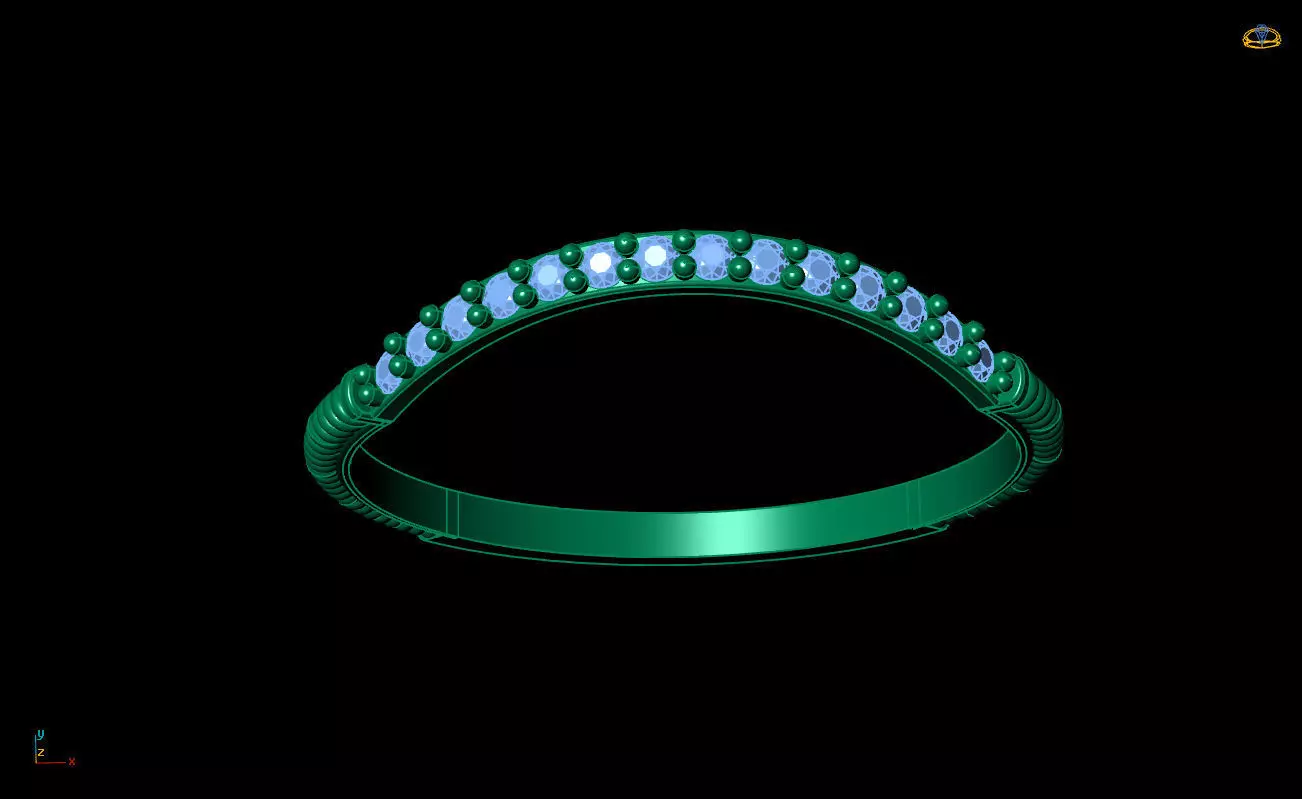 Ultra Light Ring 020 3D print model_7