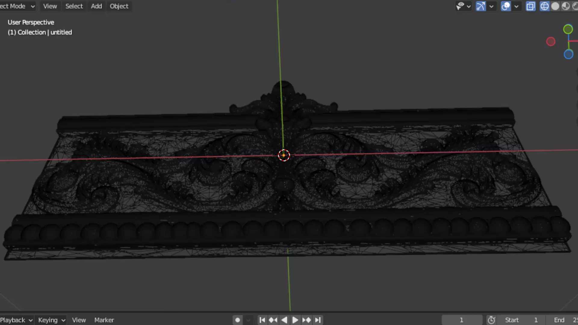 carved classic decorative ornament cnc 3d printing stl 41 3D model_7