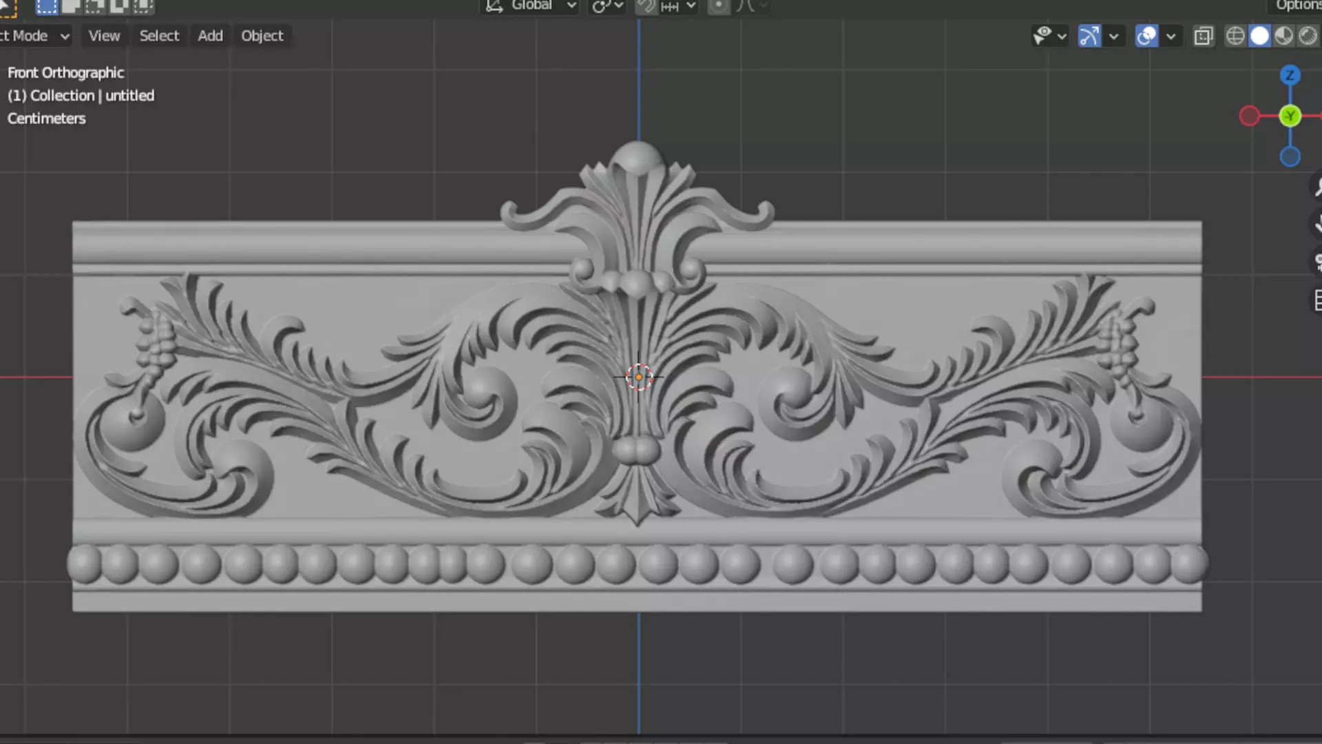 carved classic decorative ornament cnc 3d printing stl 41 3D model_5