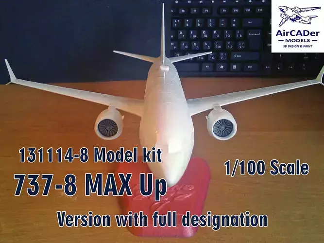 131114-8 Model kit Boeing 737-8 MAX Up