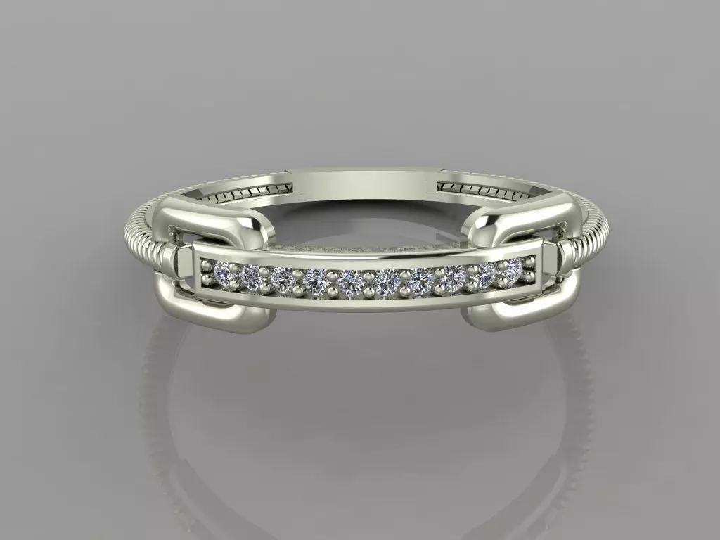 Ultra Light Ring 028 3D print model_2