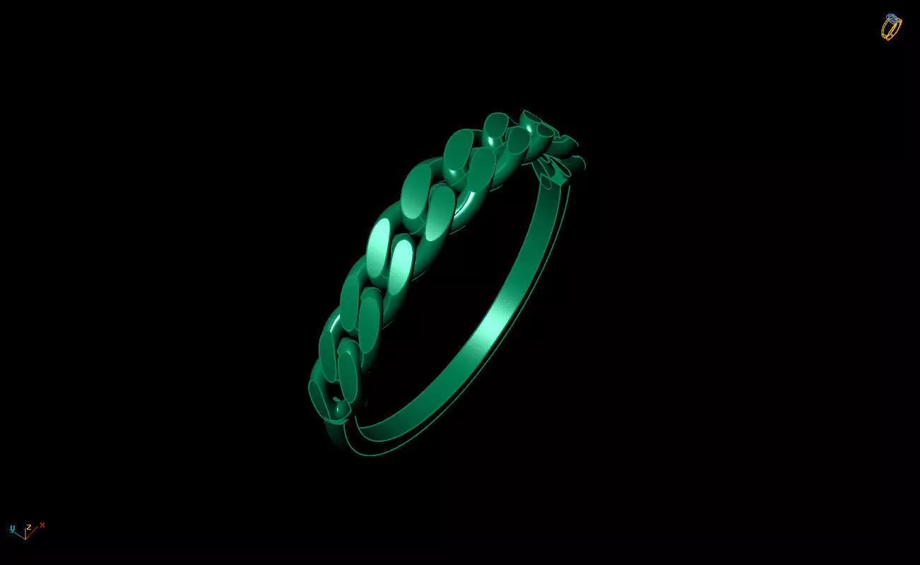 Ultra Light Ring 035 3D print model_6