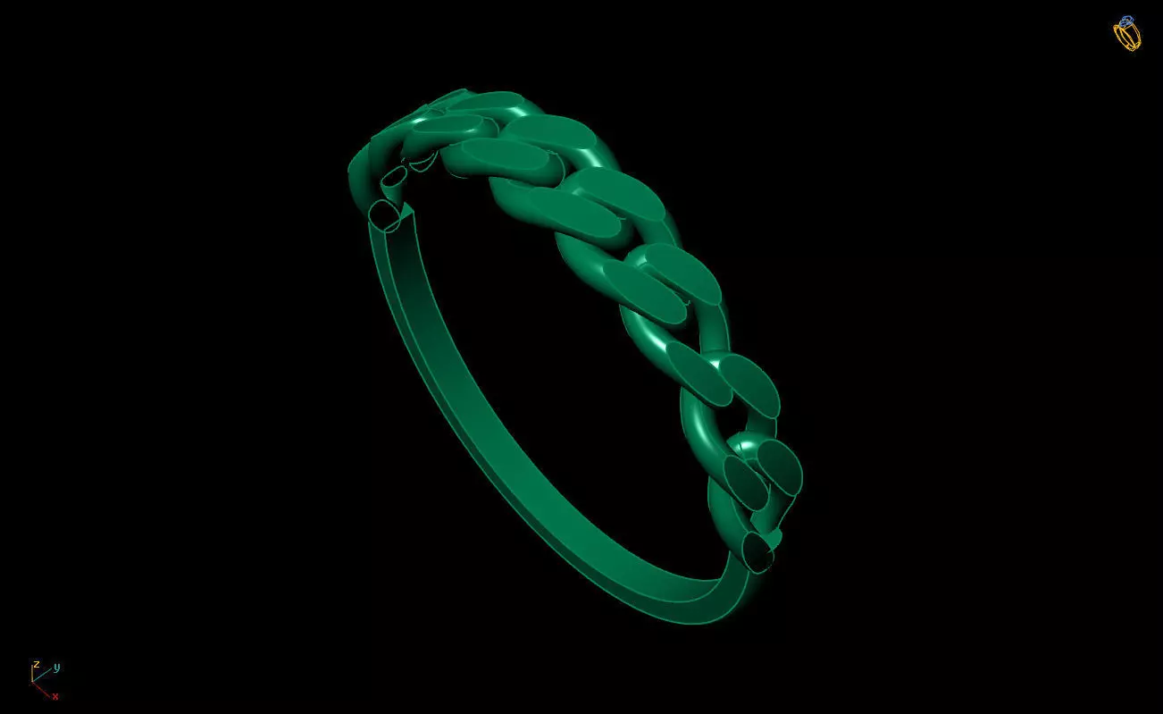 Ultra Light Ring 035 3D print model_8