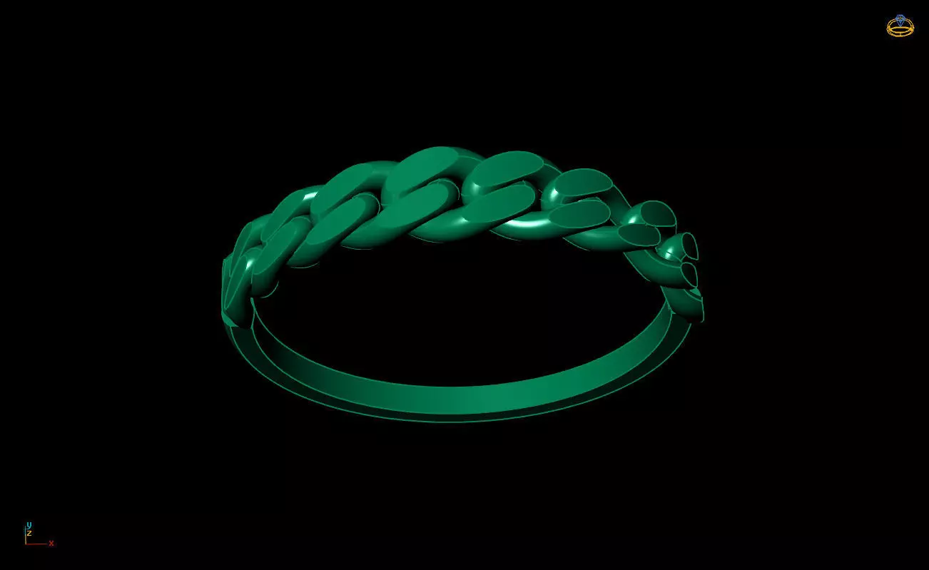 Ultra Light Ring 035 3D print model_7