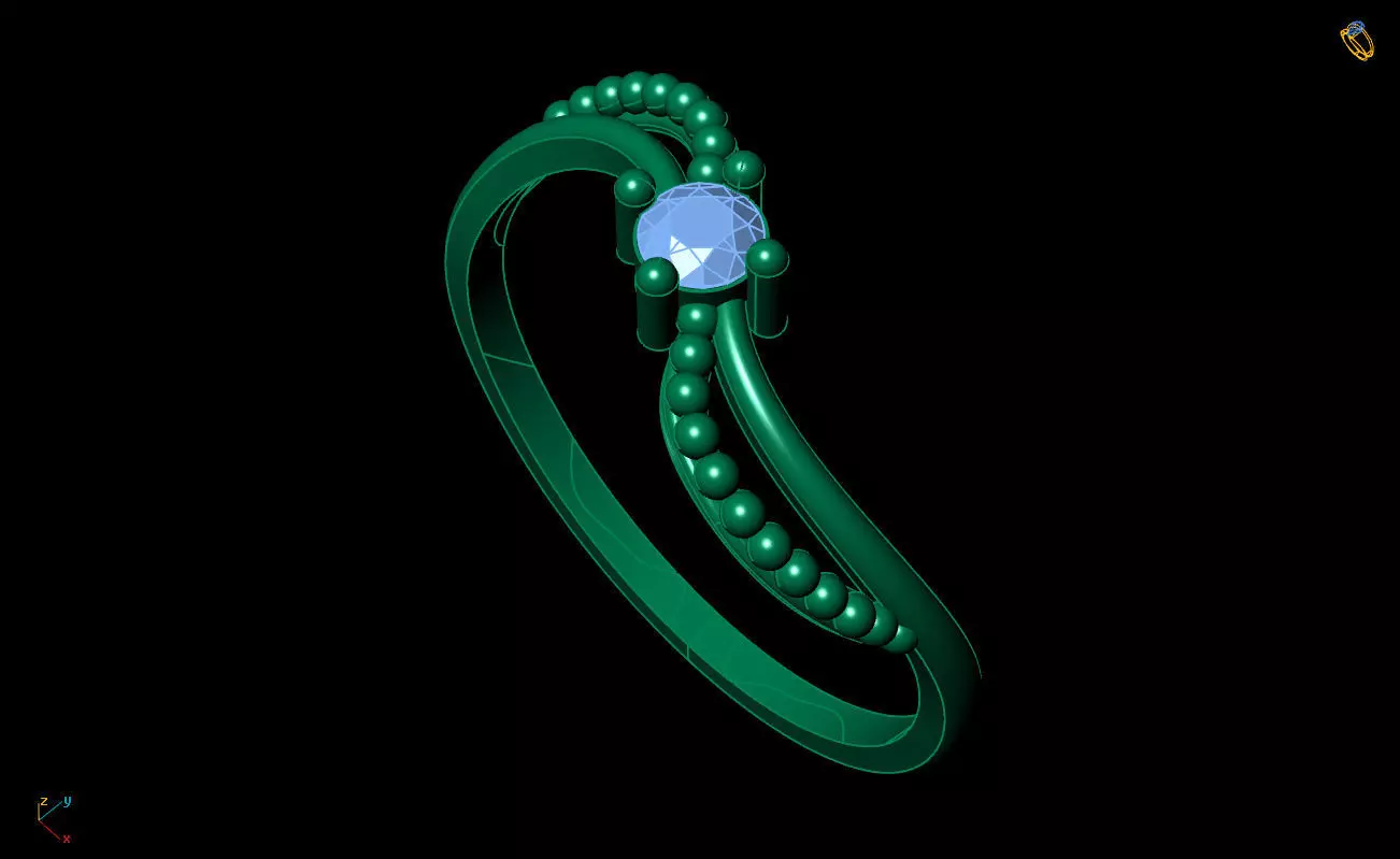 Ultra Light Ring 040 3D print model_8