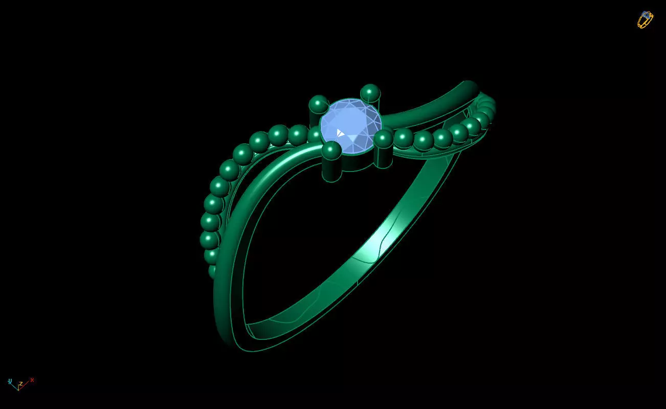 Ultra Light Ring 040 3D print model_6