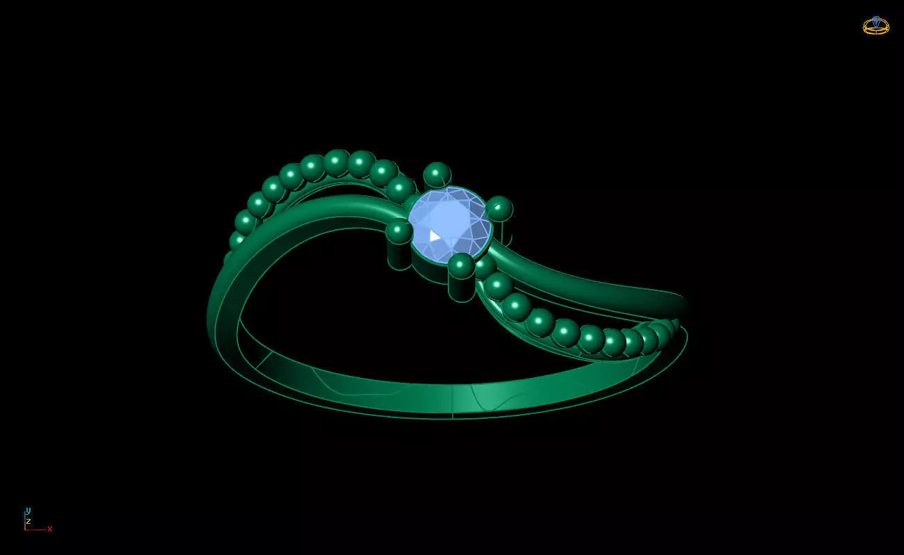 Ultra Light Ring 040 3D print model_7