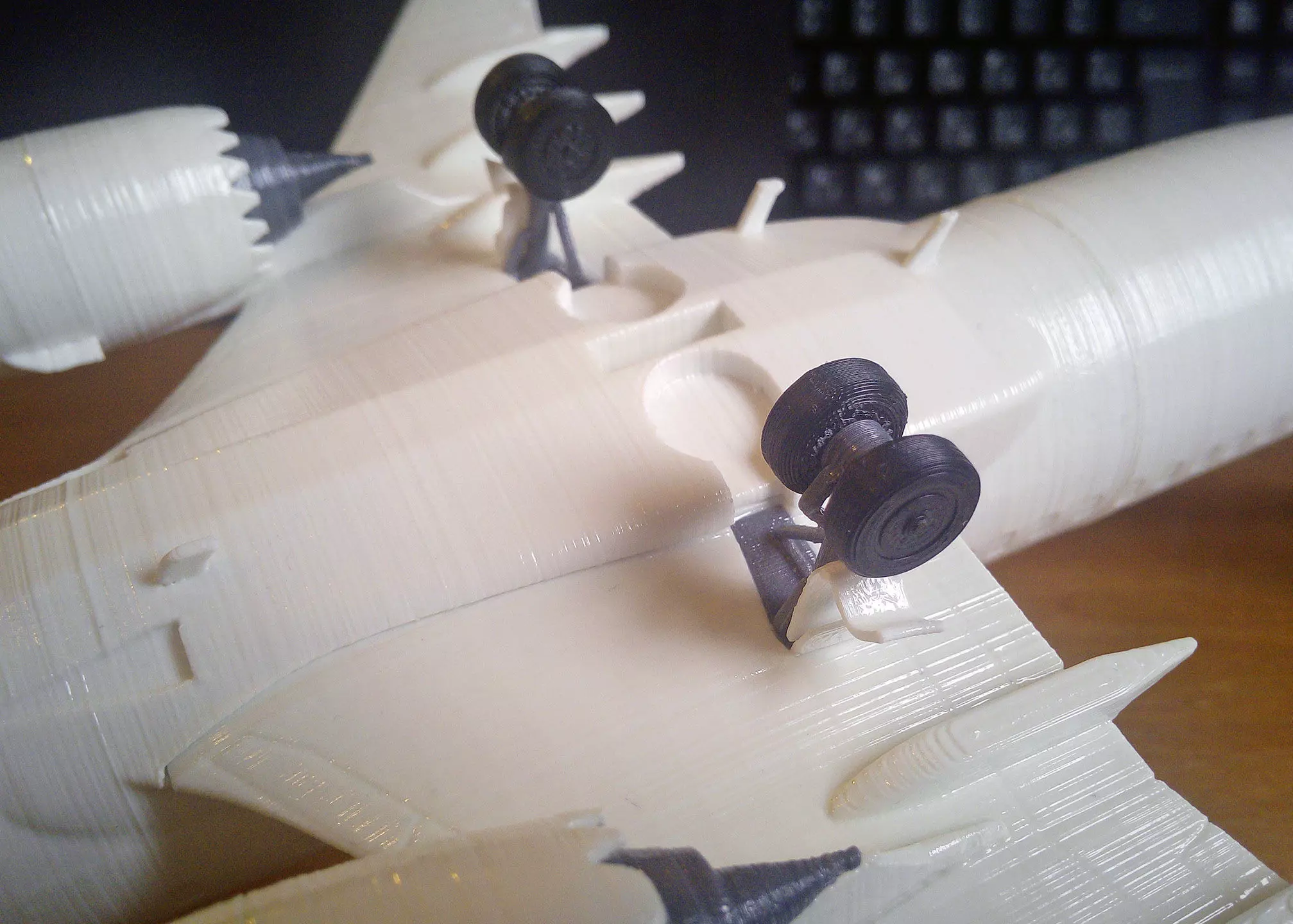 131214-8 Model kit Boeing 737-8 MAX Down 3D print model_11