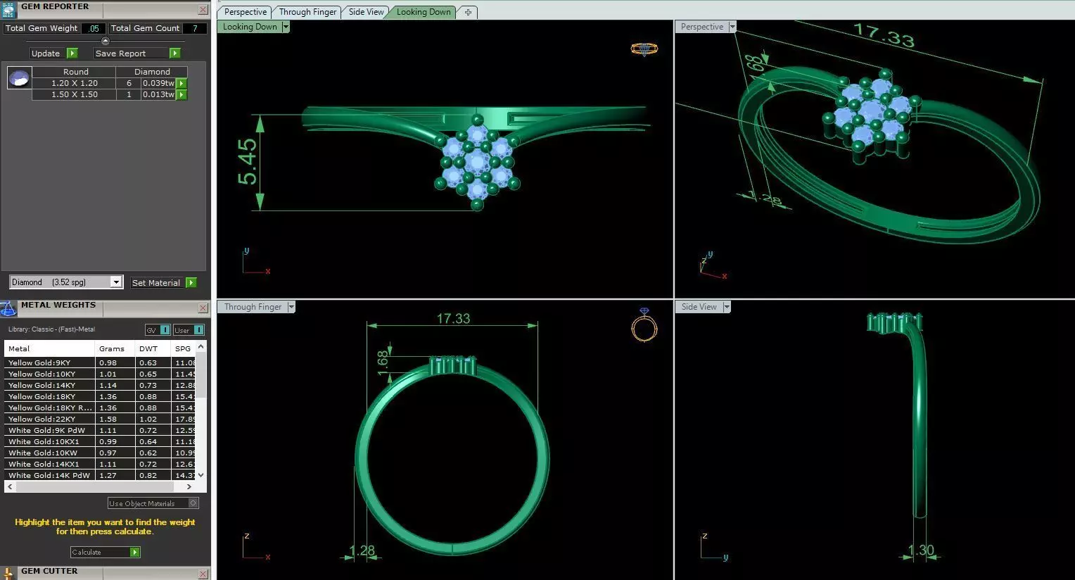 Ultra Light Ring 044 3D print model_5