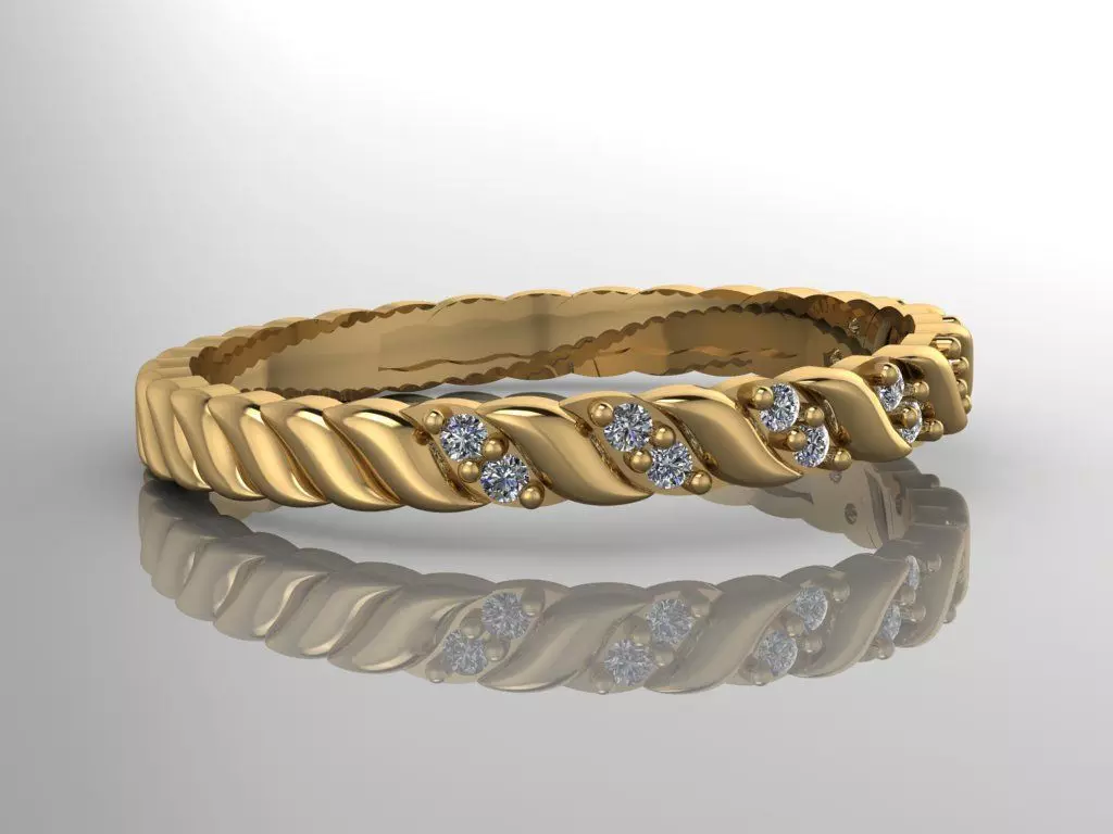 Ultra Light Ring 046 3D print model_3