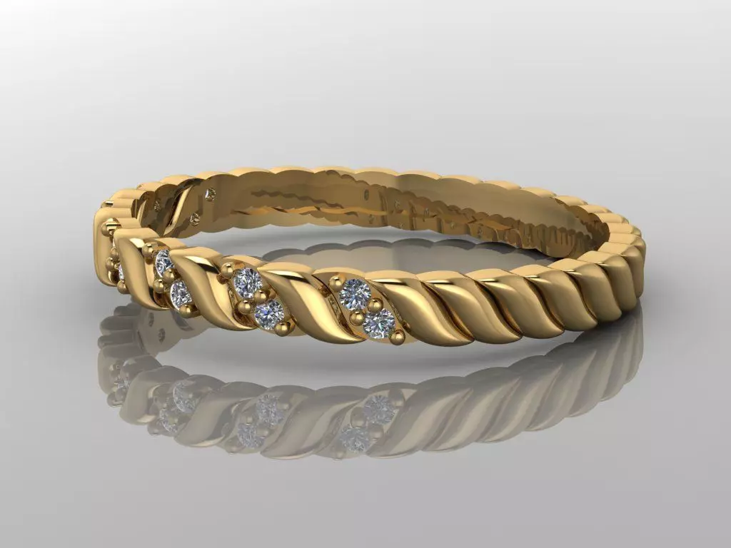 Ultra Light Ring 046 3D print model_4