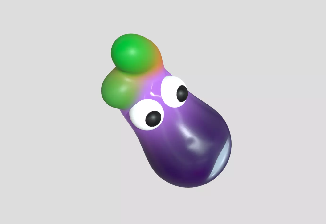 Eggplant first day in town 3D model_31