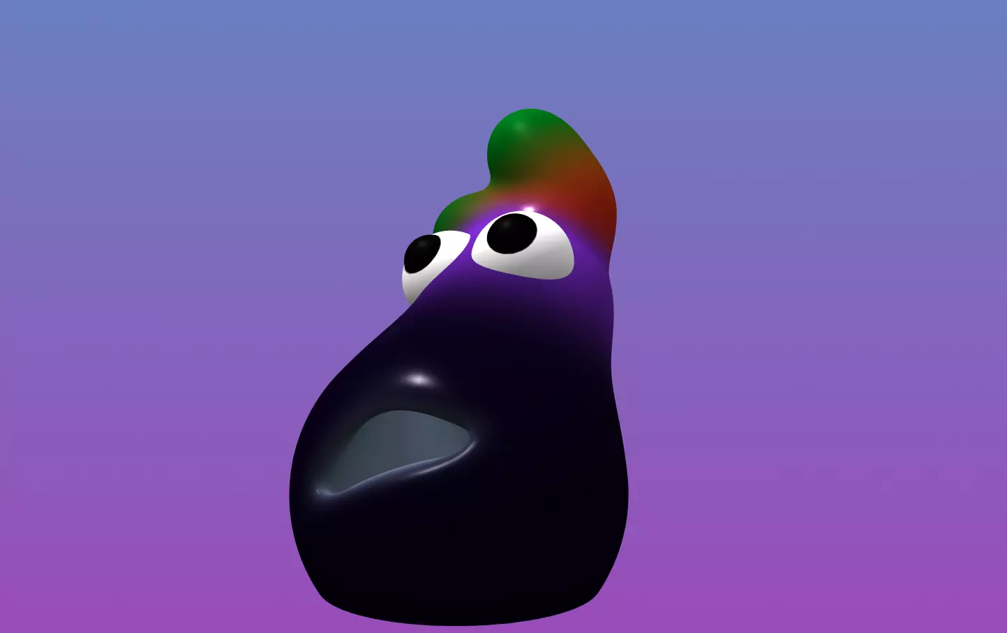 Eggplant first day in town 3D model_11