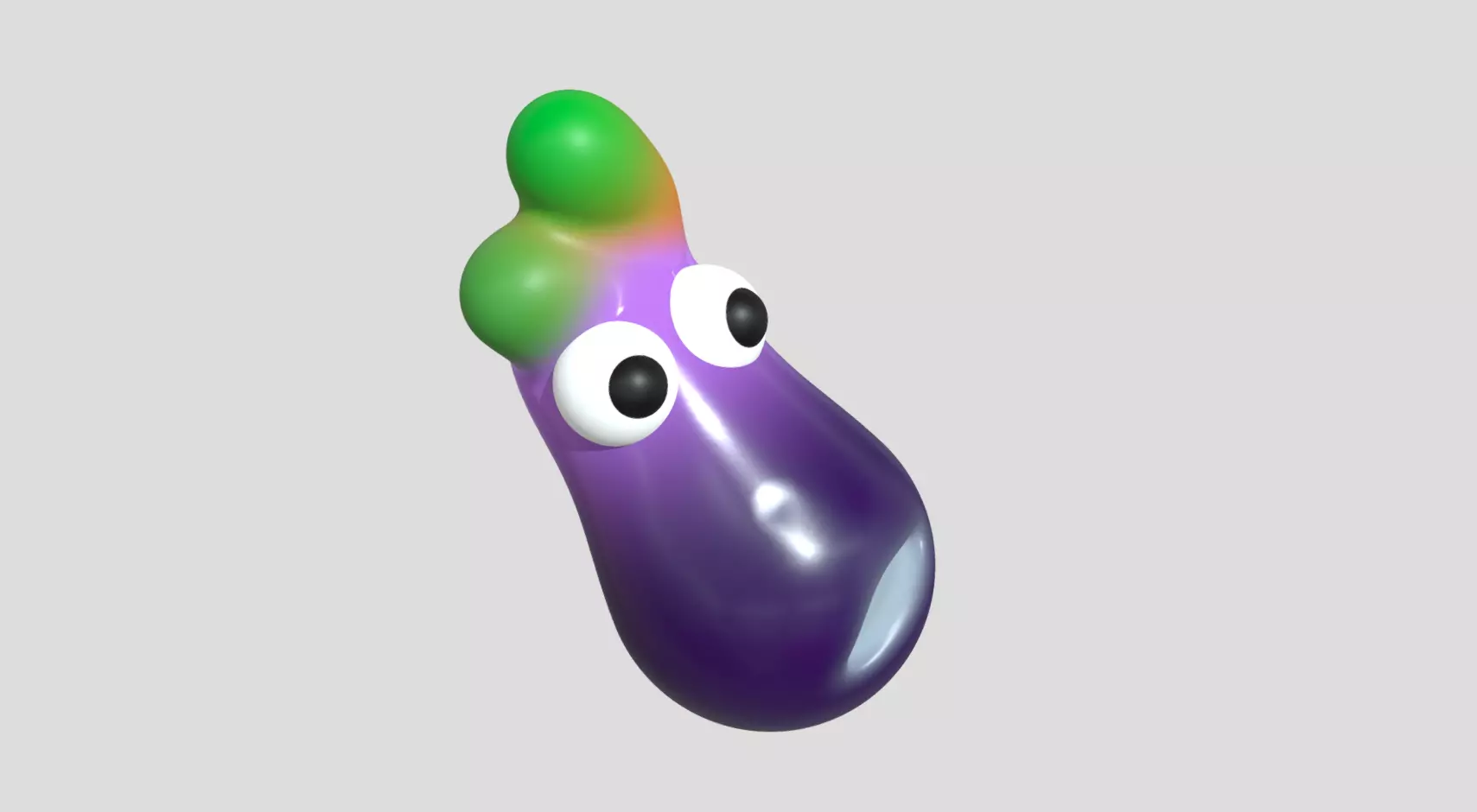 Eggplant first day in town 3D model_27