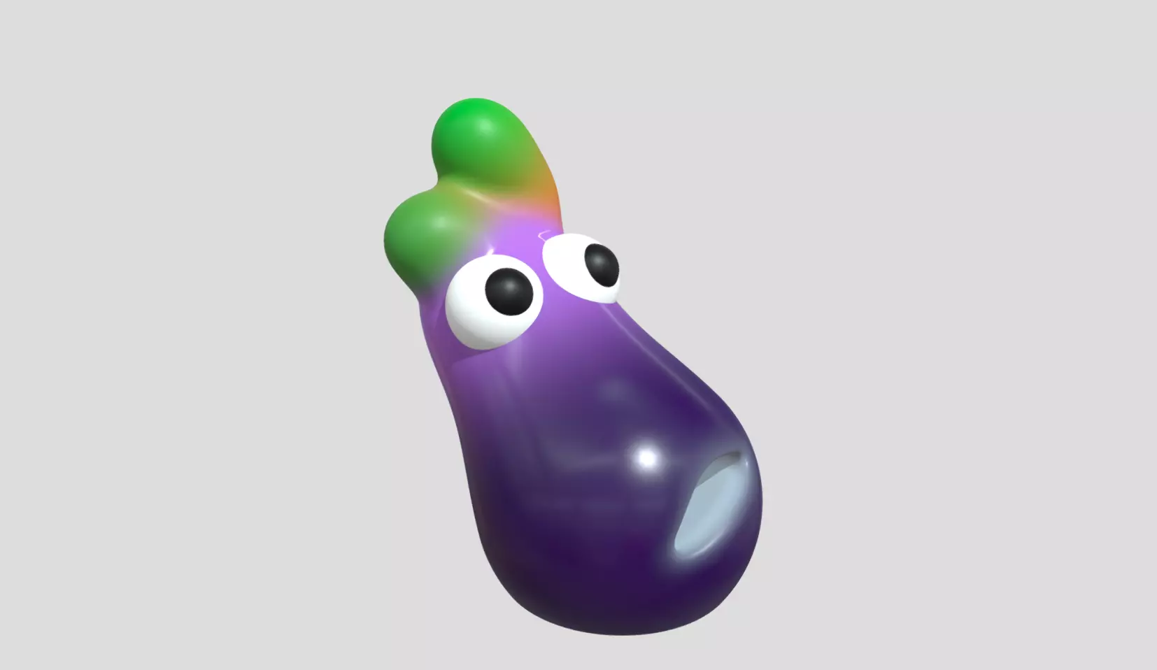 Eggplant first day in town 3D model_26