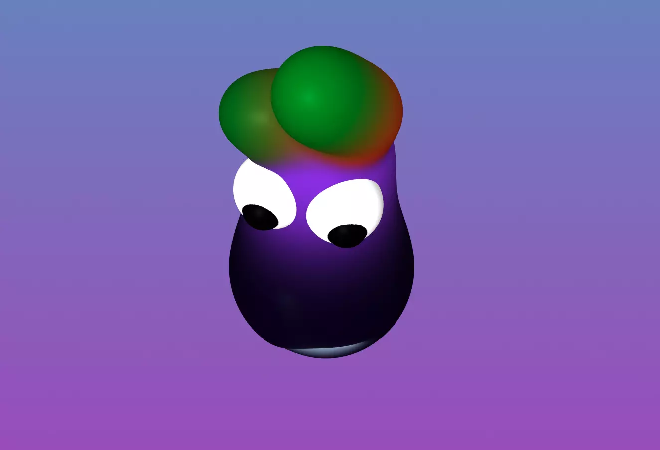 Eggplant first day in town 3D model_10