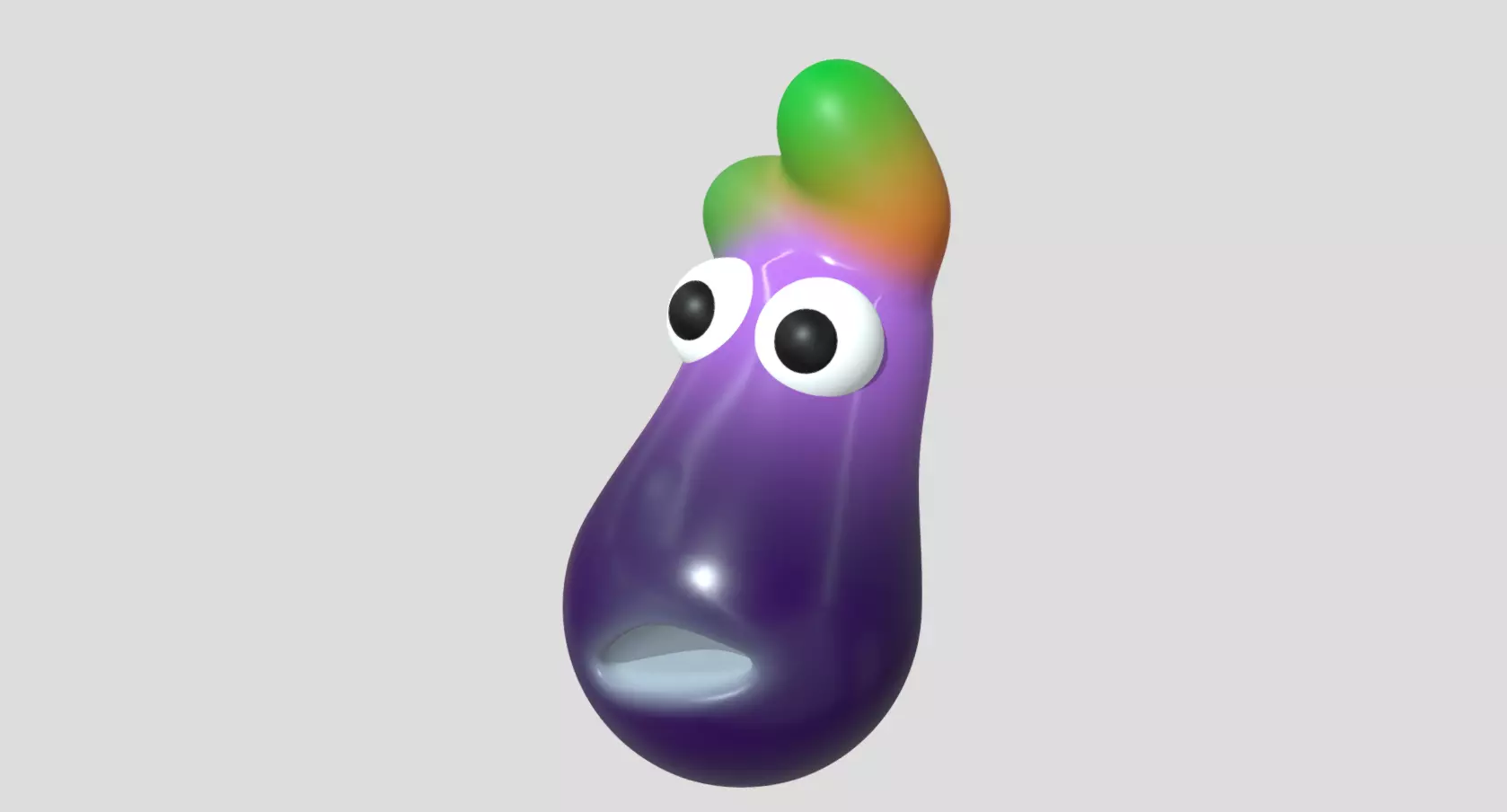 Eggplant first day in town 3D model_28