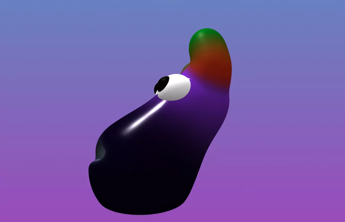 Eggplant first day in town 3D model_12