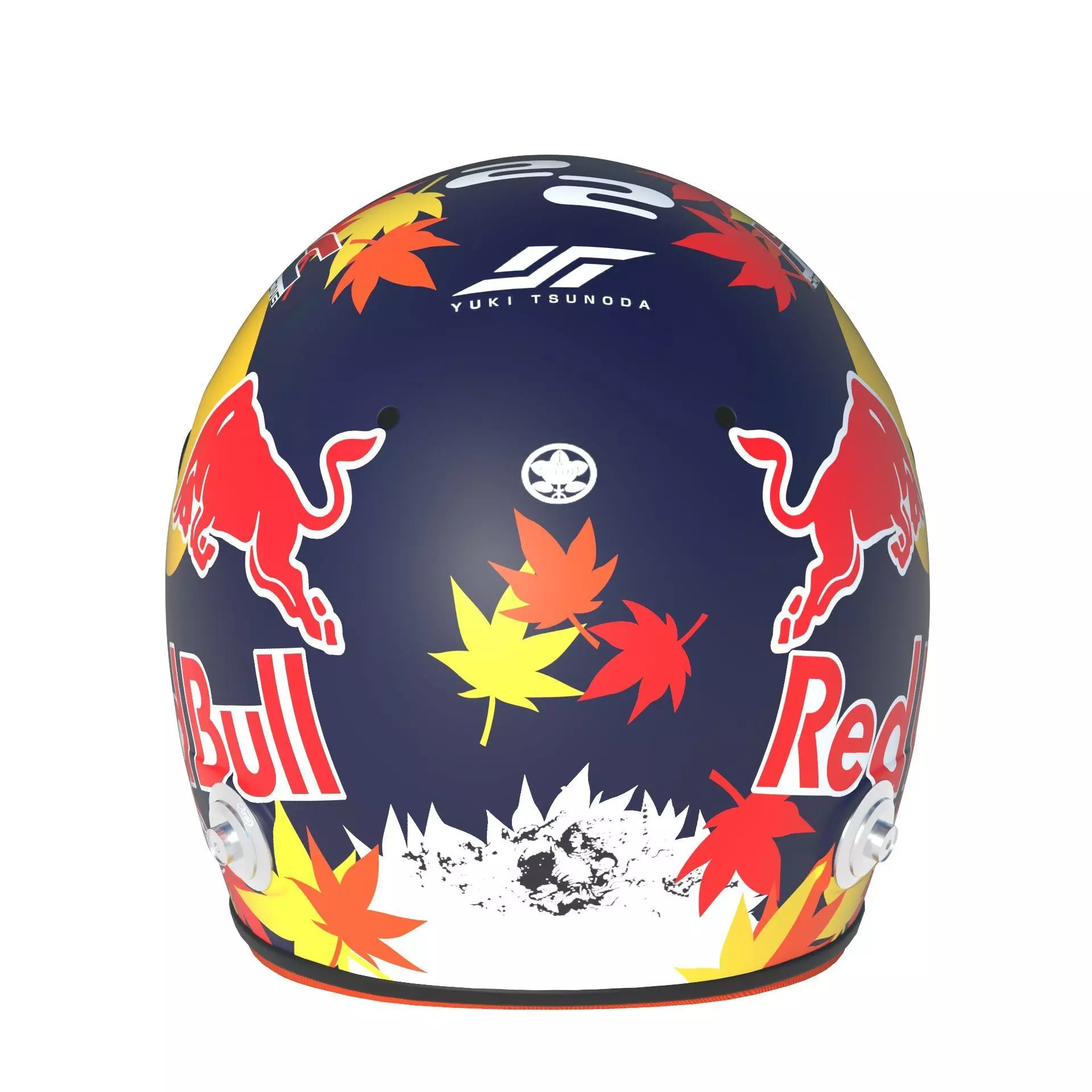 F1 Yuki Tsunoda Helmet 2024 3D model_5