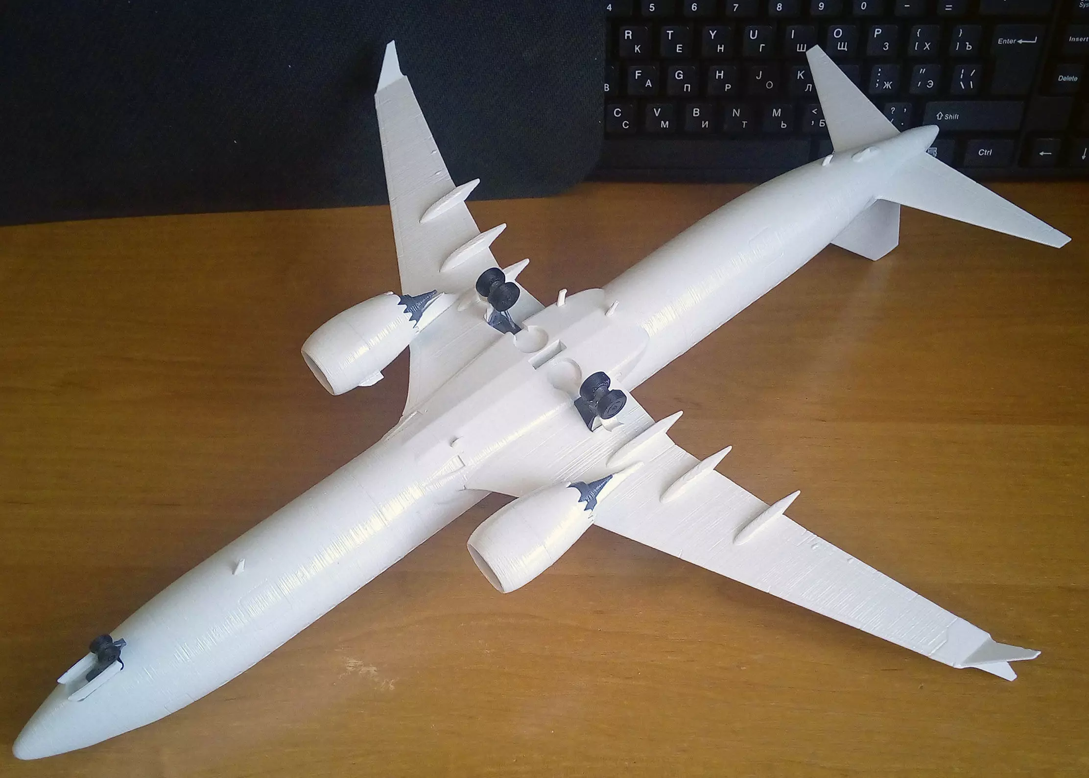131214-9 Model kit Boeing 737-9 MAX Down 3D print model_8