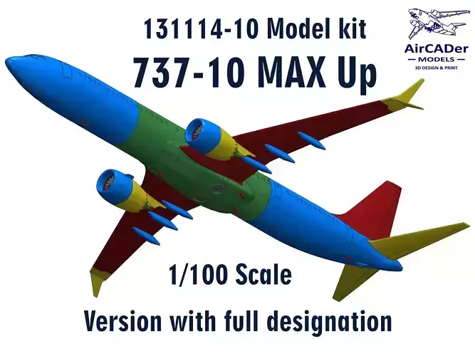 131114-10 Model kit Boeing 737-10 MAX Up