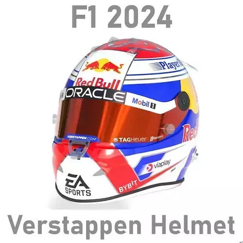 F1 Verstappen Helmet 2024