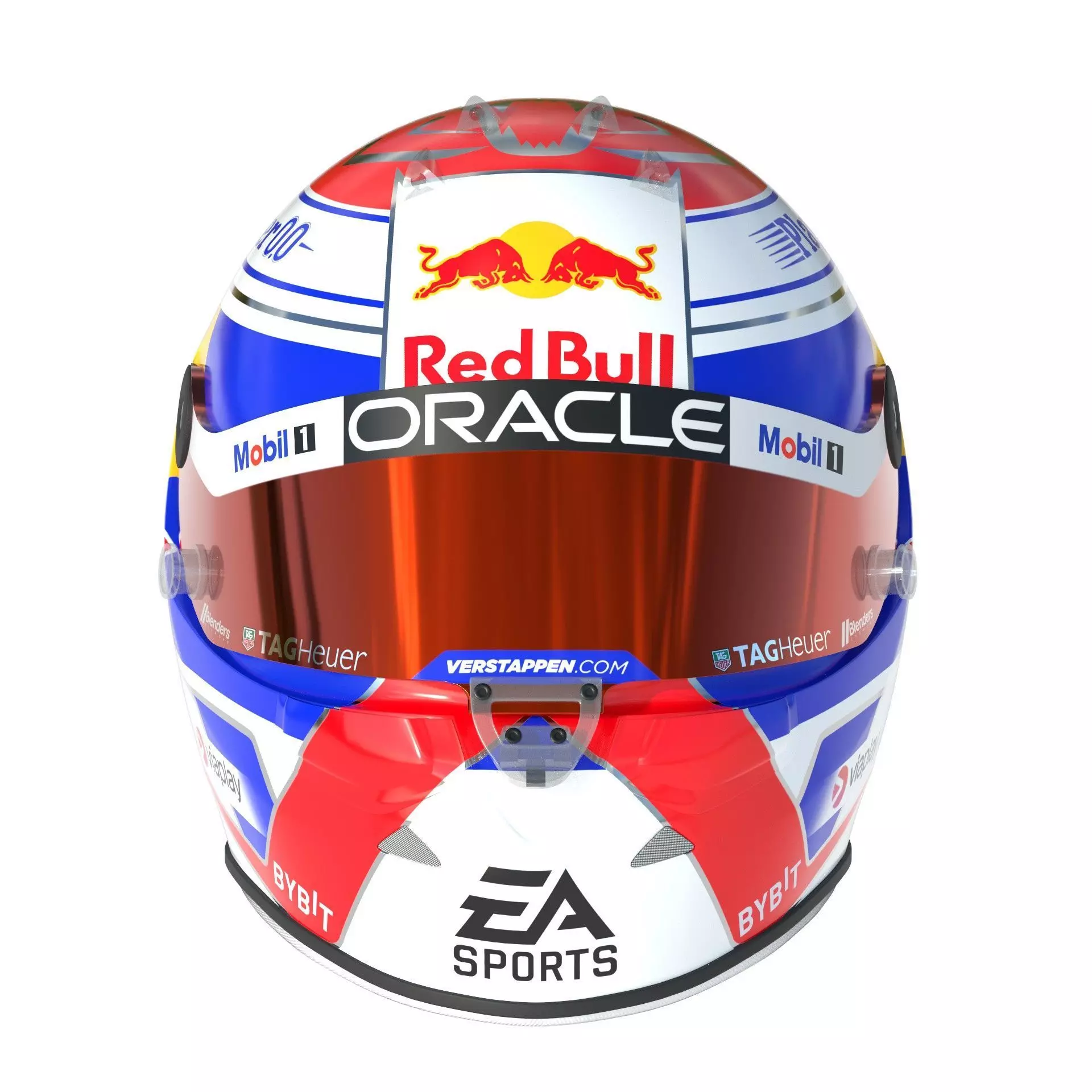 F1 Red Bull Helmets 2024 3D model_1