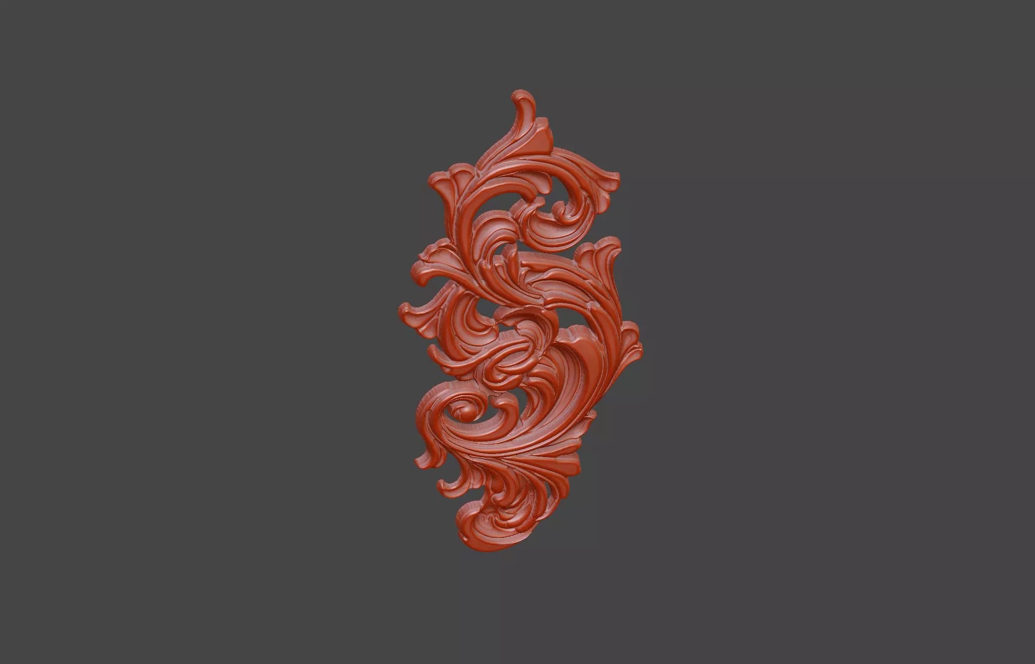 The Gothic Pattern design detail mystery ornate 3D print model_4