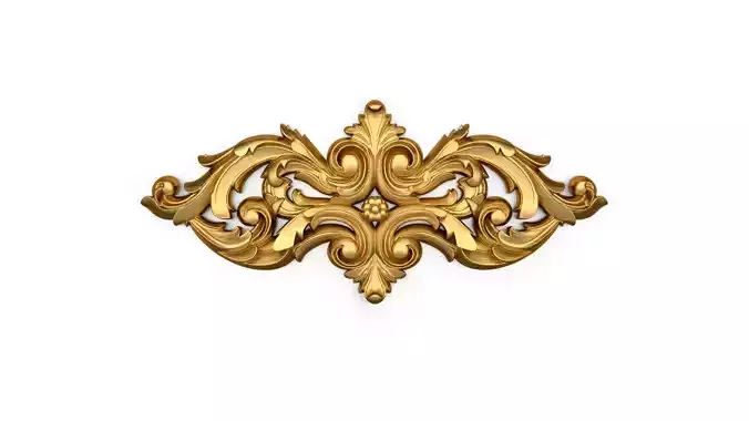 carved classic decorative ornament cnc 3d printing stl 42