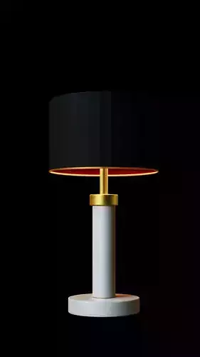 red yellow glope lamp