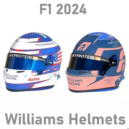 F1 Williams Helmets 2024