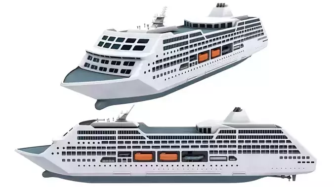 Passenger Cruise Ship 