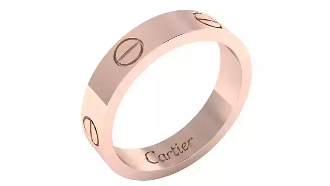 Cartier Love Ring Size 70 3D print model