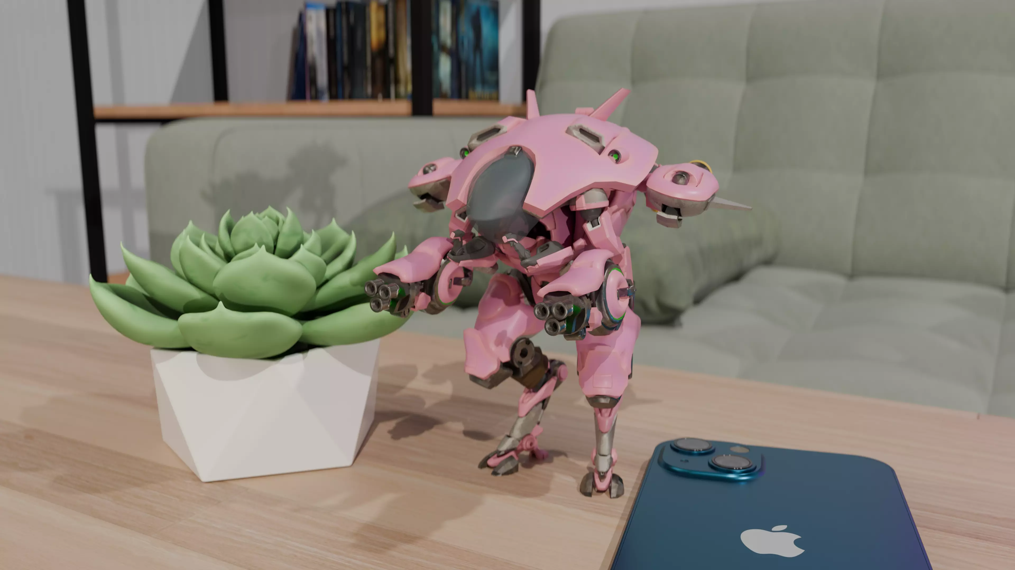 DVa Mecha Overwatch Mech 3D print model