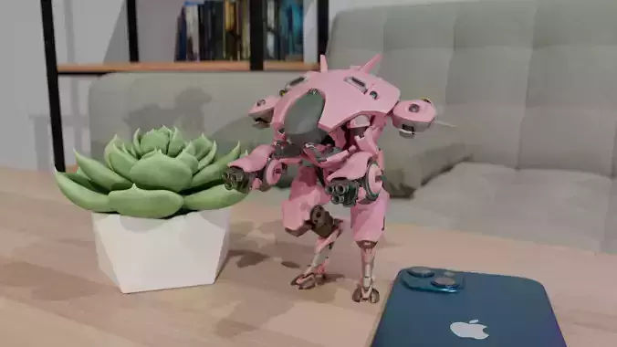 DVa Mecha Overwatch Mech