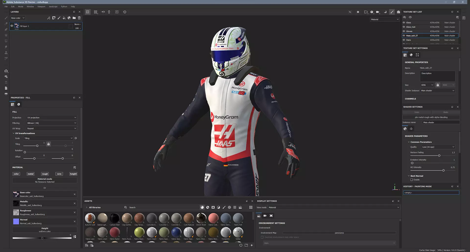 F1 Haas Suits  2024 3D model_22