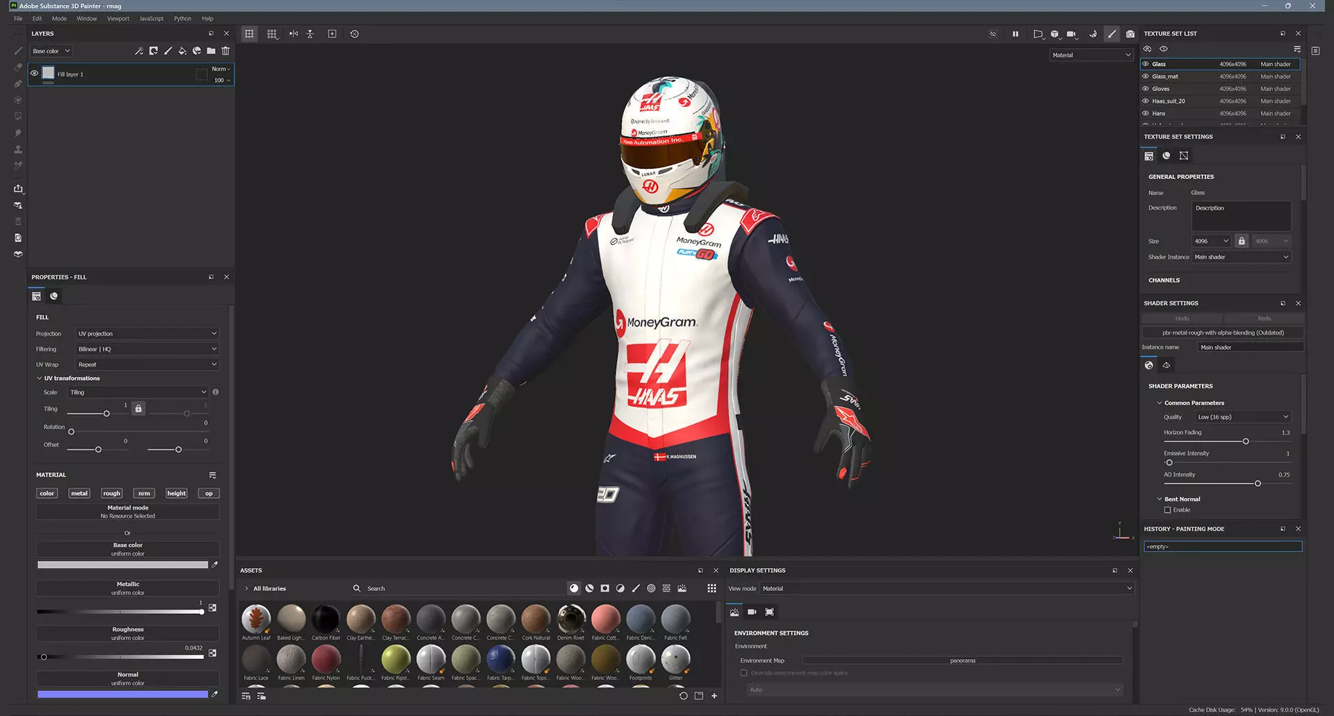 F1 Haas Suits  2024 3D model_23