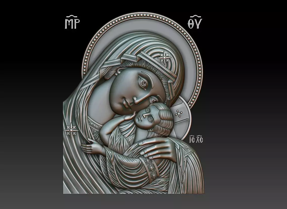 Panagia Glukofilousa 2 3D print model