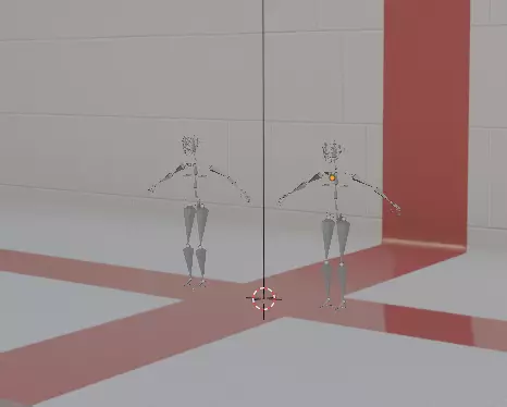 2-5D fighting game training stage-low poly Arena with textures Low-poly 3D model_2