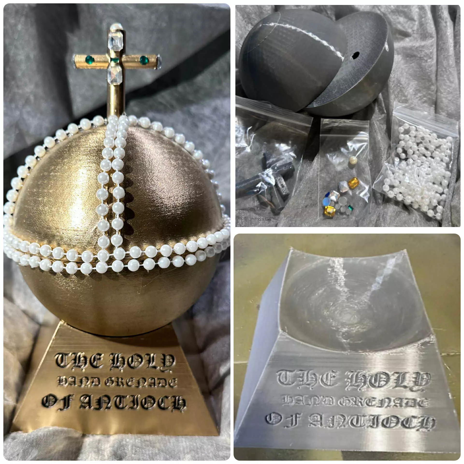 Holy Hand Grenade Of Antioch - Holy Grail Replica Movie Prop 3D print model_0