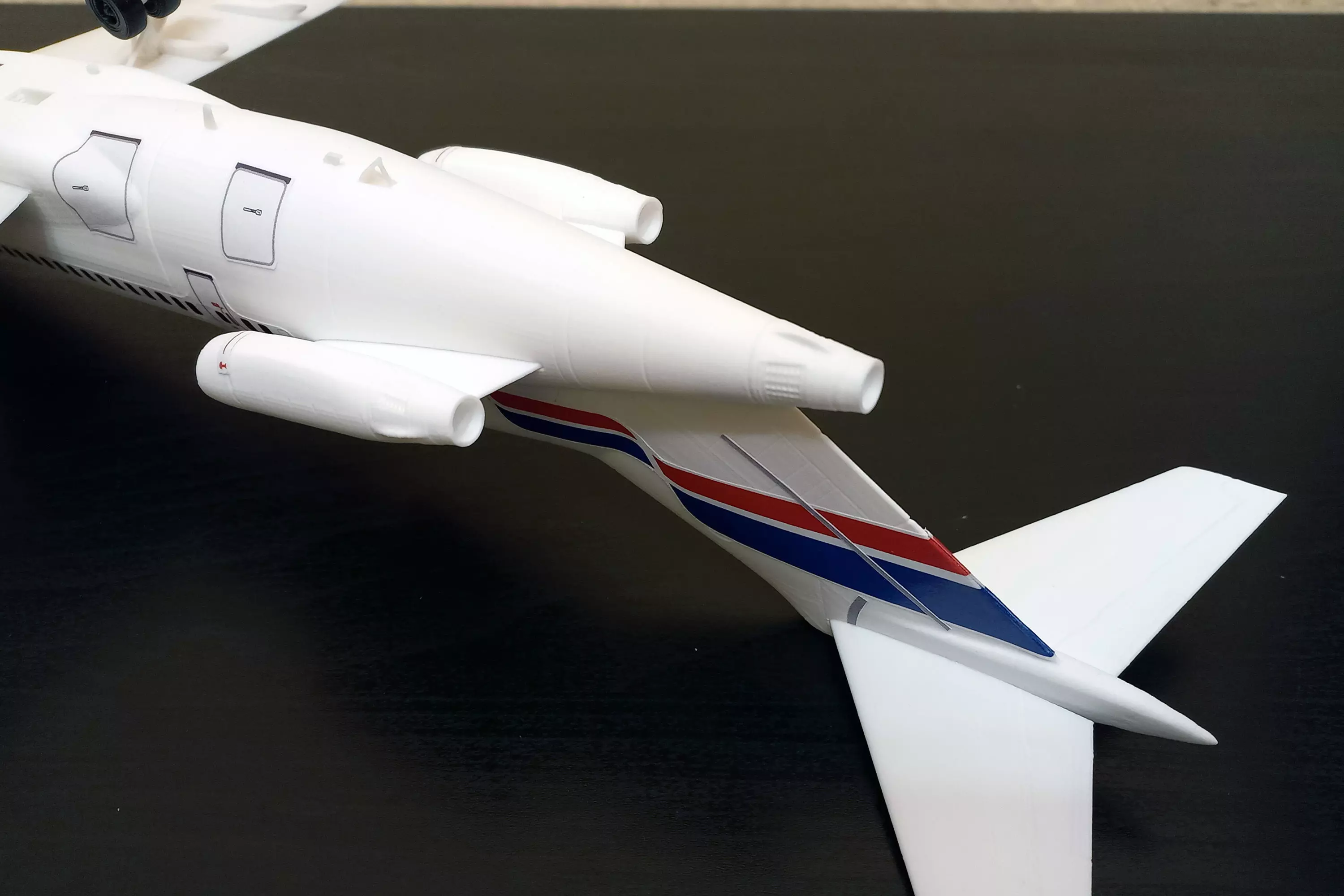 26101 Model kit Boeing 727-200 Down fg 3D print model_50